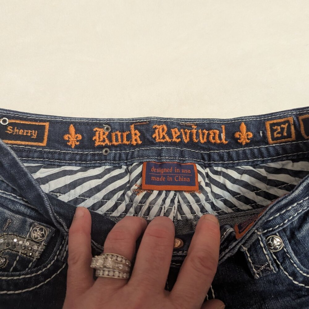 Sherry Rock Revival shorts size 27 - Picture 2 of 3